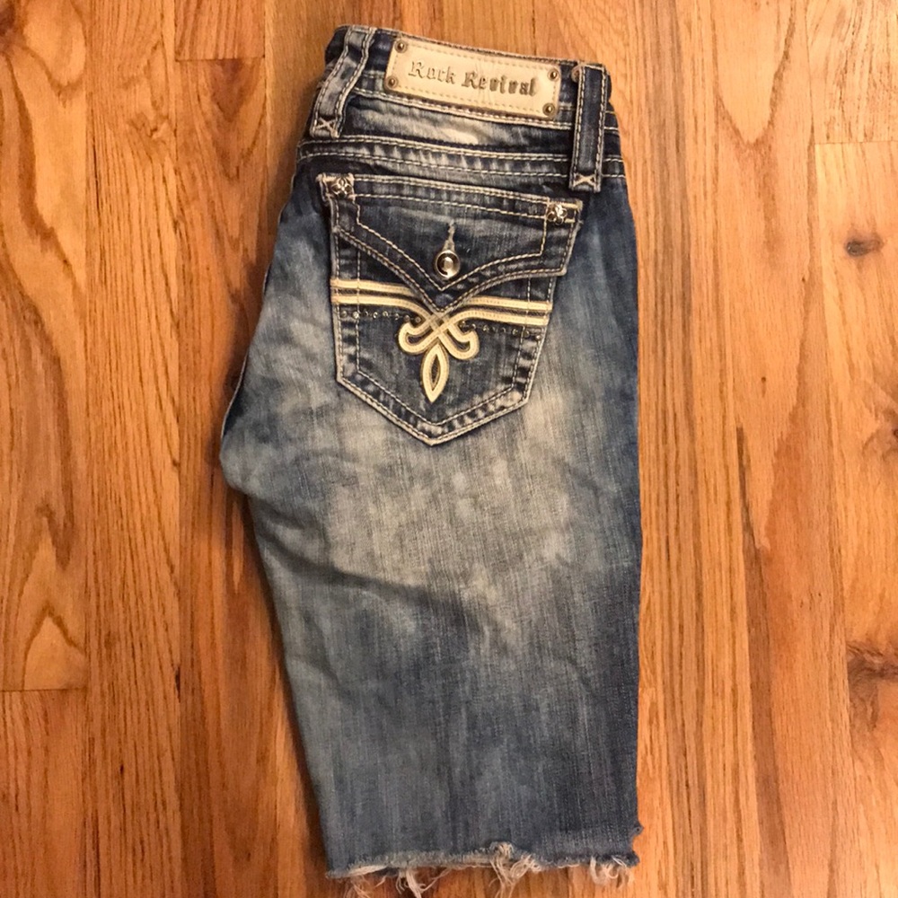 Rock Revival Bermuda denim